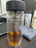 慕馨（moosen）玻璃杯茶水分離水杯雙層茶杯男士辦公隔熱防燙 曬單實(shí)拍圖