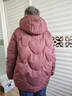 雪中飛冬季媽媽裝羽絨服女士短款加厚新款中老年國風(fēng)大碼洋氣外套 安哥拉紅 【新國風(fēng)設計】 4XL (185) 建議135-150斤 曬單實(shí)拍圖