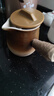 京東京造圍爐煮茶烤奶罐茶煮茶器家用室內奶茶陶瓷茶壺月牙粗陶側把煮茶壺 曬單實(shí)拍圖