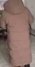 波司登25年冬季羽絨服90絨女士修身超長(cháng)款休閑加厚連帽立領(lǐng)外套 曬單實(shí)拍圖