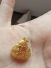 周生生新年禮物黃金吊墜 足金大肚彌勒佛金佛掛墜不含鏈73536P計價(jià)5.5克 曬單實(shí)拍圖