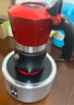 比樂(lè )蒂（Bialetti）紅色雙閥摩卡壺2杯份咖啡壺便攜手沖意式咖啡機新年禮物 曬單實(shí)拍圖