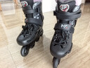 micro邁古輪滑鞋成人溜冰男女直排硬殼旱冰鞋花式代步刷街 MT20黑色41 曬單實(shí)拍圖