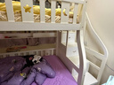 淳華  兒童床實(shí)木上下床多功能子母高低床男女孩上下鋪雙層床 梯柜上100下120 曬單實(shí)拍圖