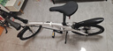 大行（DAHON）P10折疊自行車(chē)20英寸10速鋁合金成人通勤V剎 PAA003 漸變白 曬單實(shí)拍圖