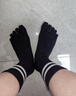 雪茜曼瑜伽襪子女專(zhuān)業(yè)防滑秋冬季中筒五指襪普拉提襪運動(dòng)防滑專(zhuān)用健身 曬單實(shí)拍圖