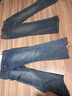 森馬（Semir）牛仔褲女做舊潮流街頭2025春季辣妹毛邊喇叭褲復古風(fēng)109125124001 曬單實(shí)拍圖