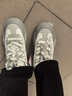 特步（XTEP）華夫鞋板鞋女鞋秋冬季新款潮流百搭休閑老爹鞋子韓版厚底運動(dòng)鞋女 帆白/鴿子灰/素雅灰 華夫鞋 39 曬單實(shí)拍圖