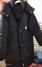 雪中飛長(cháng)款羽絨服女士2025新款可脫卸帽子潮流時(shí)尚通勤保暖外套黑色M 曬單實(shí)拍圖
