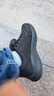 斯凱奇（Skechers）男鞋秋冬新款厚底工作皮鞋黑色耐臟緩震休閑運動(dòng)鞋子男百搭通勤鞋 曬單實(shí)拍圖