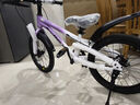 鳳凰兒童自行車(chē)兒童山地學(xué)生車(chē)小孩單車(chē)帶輔助輪3-6-10-12歲小中大童 烏梅紫丨單速輻條輪+雙碟剎+禮包 18寸（適合身高115-130cm） 曬單實(shí)拍圖