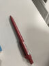 得力（deli）【順滑之星】樂(lè )素臻順滑中性筆簽字筆 0.5mm子彈頭按動(dòng)筆水筆 金屬?lài)娖?紅色 12支/盒A12 曬單實(shí)拍圖