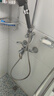 新飛淋浴花灑套裝 兩出水冷熱家用浴缸混水閥增壓三件套電鍍色T1 曬單實(shí)拍圖
