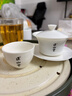 元正正山堂正 山堂德化茶杯單杯品茗杯功夫茶主人杯個(gè)人杯 蓋碗120ml 曬單實(shí)拍圖