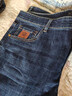 HLA海瀾之家直筒牛仔褲男內里磨毛保暖時(shí)尚褲子男冬新年 曬單實(shí)拍圖