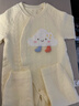 babylove嬰兒連體衣秋冬純棉可愛(ài)寶寶哈衣爬服新生兒夾棉保暖衣服秋冬裝 曬單實(shí)拍圖