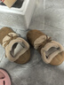 回力（Warrior）官方棉鞋女鞋冬季加絨加厚勃肯鞋防寒防滑百搭雪地靴子女 駝色 38 曬單實(shí)拍圖