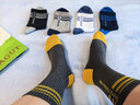 夢(mèng)特嬌100%純棉襪子男冬季中筒艾草精油7A抗菌防臭吸汗厚款休閑運動(dòng)棉襪 曬單實(shí)拍圖