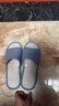 回力拖鞋男女款亞麻涼拖情侶居家休閑輕盈透氣吸汗厚底耐磨地板拖 經(jīng)典網(wǎng)格款HL1036蘭色44碼一45碼 曬單實(shí)拍圖