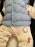 貝瑞加（Babyprints）嬰兒馬甲秋冬男女寶寶保暖護肚背心百搭馬夾舒適坎肩 藍100 曬單實(shí)拍圖