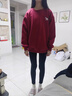 G.duck不一樣的親子裝一家三四口全家福秋冬保暖衛衣時(shí)髦炸街洋氣母女裝 【春秋】酒紅馬年衛衣（SX626） 180 大人XL碼(135-155斤) 曬單實(shí)拍圖