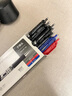 得力（deli）S01經(jīng)典按動(dòng)中性筆 0.5mm子彈頭混色10支 7黑 2藍 1紅/盒33836 曬單實(shí)拍圖