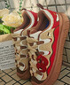 FILA FUSION斐樂(lè )PISA 甜筒鞋丨情人節 板鞋女鞋新年款紅色面包鞋 愛(ài)爾蘭奶油棕色/大紅-IE 37.5 曬單實(shí)拍圖