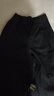 優(yōu)衣庫合作款/女裝打褶裙褲/高腰休閑褲褲子479698 09 黑色 S /155/64A 曬單實(shí)拍圖