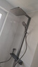 箭牌（ARROW）凈界淋浴花灑套裝槍灰色方桿大置物衛浴全銅鋼琴鍵增壓花灑全套裝 曬單實(shí)拍圖
