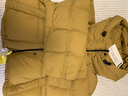 三彩【易打理】2025冬季新款90白鴨絨羽絨服寬松短款面包服M 曬單實(shí)拍圖