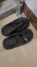 朦朦兔流氓兔人字拖男士夏季外穿運動(dòng)沙灘鞋夾腳防滑踩屎感戶(hù)外夾板拖鞋 黑色-女款 36-37 適合35/36腳穿 曬單實(shí)拍圖