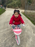 永久兒童自行車(chē)3-8歲小孩腳踏單車(chē)寶寶中大童女孩公主款童車(chē) 【升級-白胎】小貓粉+護具禮包 14寸 曬單實(shí)拍圖