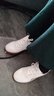 李寧（LI-NING）太極鞋新款軟皮輕質(zhì)透氣防滑牛筋底男女晨練表演八段錦武術(shù)運動(dòng)鞋 ADBC012-1白色【經(jīng)典訓練款】 37 曬單實(shí)拍圖