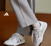 adidas ENTRAP美式校園風(fēng)運動(dòng)少年感復古籃球風(fēng)板鞋男女阿迪達斯 白色/暗銀金屬/樹(shù)脂黃   38 曬單實(shí)拍圖