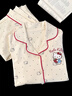 繆黛 MAULTIAY刺繡kitty貓純棉睡衣女春秋季2026新款可愛(ài)波點(diǎn)長(cháng)袖高級感家居服 全棉100% 《少量現貨》 M 曬單實(shí)拍圖