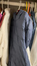 雅鹿2026新款輕薄羽絨服女短款內膽內搭外穿秋冬保暖休閑時(shí)尚排骨外套 霧霾藍【連帽】 3XL 建議140-155斤 曬單實(shí)拍圖
