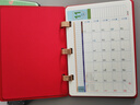 金值2026年臺歷皮面日歷馬年禮盒裝/紅色 2025日歷記事本月歷年歷周歷計劃本辦公室桌面擺件辦公送禮 曬單實(shí)拍圖