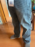 真維斯加絨牛仔褲男冬季加厚重磅棉水洗復古潮牌直筒褲男士闊腿休閑長(cháng)褲 曬單實(shí)拍圖