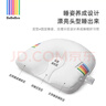 bebebus嬰兒定型枕0-6個(gè)月睡圓頭糾正頭型寶寶枕頭0-1歲定型枕抗菌防螨款 曬單實(shí)拍圖