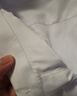 啄木鳥(niǎo)男士白襯衫長(cháng)袖工裝商務(wù)免燙寸衫正裝結婚西裝伴郎短袖襯衣外套 白色平紋 長(cháng)袖 XL  40【130-145斤】 曬單實(shí)拍圖