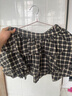 UR2025夏季新款女裝復古休閑撞色格紋超寬松半裙UYY550036 曬單實(shí)拍圖