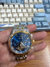 歐利時(shí)（OLEVS）瑞士認證品牌手表男機械表全自動(dòng)夜光防水多功能男士手表高檔男表 OLEVS-6607-鋼帶間藍 曬單實(shí)拍圖