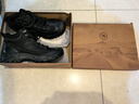 駱駝牌 磨砂牛皮保暖男鞋戶(hù)外休閑徒步登山鞋 P15W307003 黑色 41 曬單實(shí)拍圖