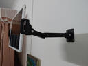 京親甄選平板支架掛墻壁掛手機平板pad通用支撐架打孔式懸臂可折疊旋轉拉伸懶人iPad支架省空間 平板支架二節40cm長(cháng)左右需打孔 【穩定支撐 多處調節】 曬單實(shí)拍圖