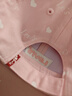 Levi's 李維斯兒童女童鴨舌帽兒童遮陽(yáng)帽愛(ài)心印花棒球帽 玫瑰淺粉 8/20【建議頭圍54-56cm】 曬單實(shí)拍圖