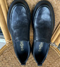 金利來(lái)（Goldlion）【新年禮物】男鞋時(shí)尚商務(wù)舒適套腳休閑皮鞋G506310110AAB黑-42碼 曬單實(shí)拍圖