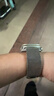 W&P新款適用蘋(píng)果手表表帶apple watch ultra3/2鈦金屬米蘭尼斯降落傘式表帶iwach S11/10/9/8/SE3鈦 曬單實(shí)拍圖