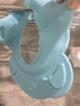 馬博士?jì)和搭^帽嬰兒寶寶洗頭神器兒童浴帽小孩洗頭發(fā)洗澡帽全硅膠藍色 曬單實(shí)拍圖
