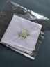 擦汗小方巾棉刺繡手帕繡花棉女士手絹薄柔軟優(yōu)雅方巾擦汗眼睛 花型二() 3條 曬單實(shí)拍圖