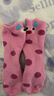 貓人女童襪子冬季加厚毛圈襪兒童秋冬款純棉中筒襪寶寶加絨保暖毛巾襪 曬單實(shí)拍圖